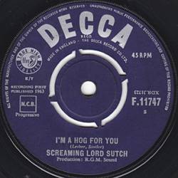 Lord Sutch And Heavy Friends : I'm a Hog for You - Monster in Black Tights